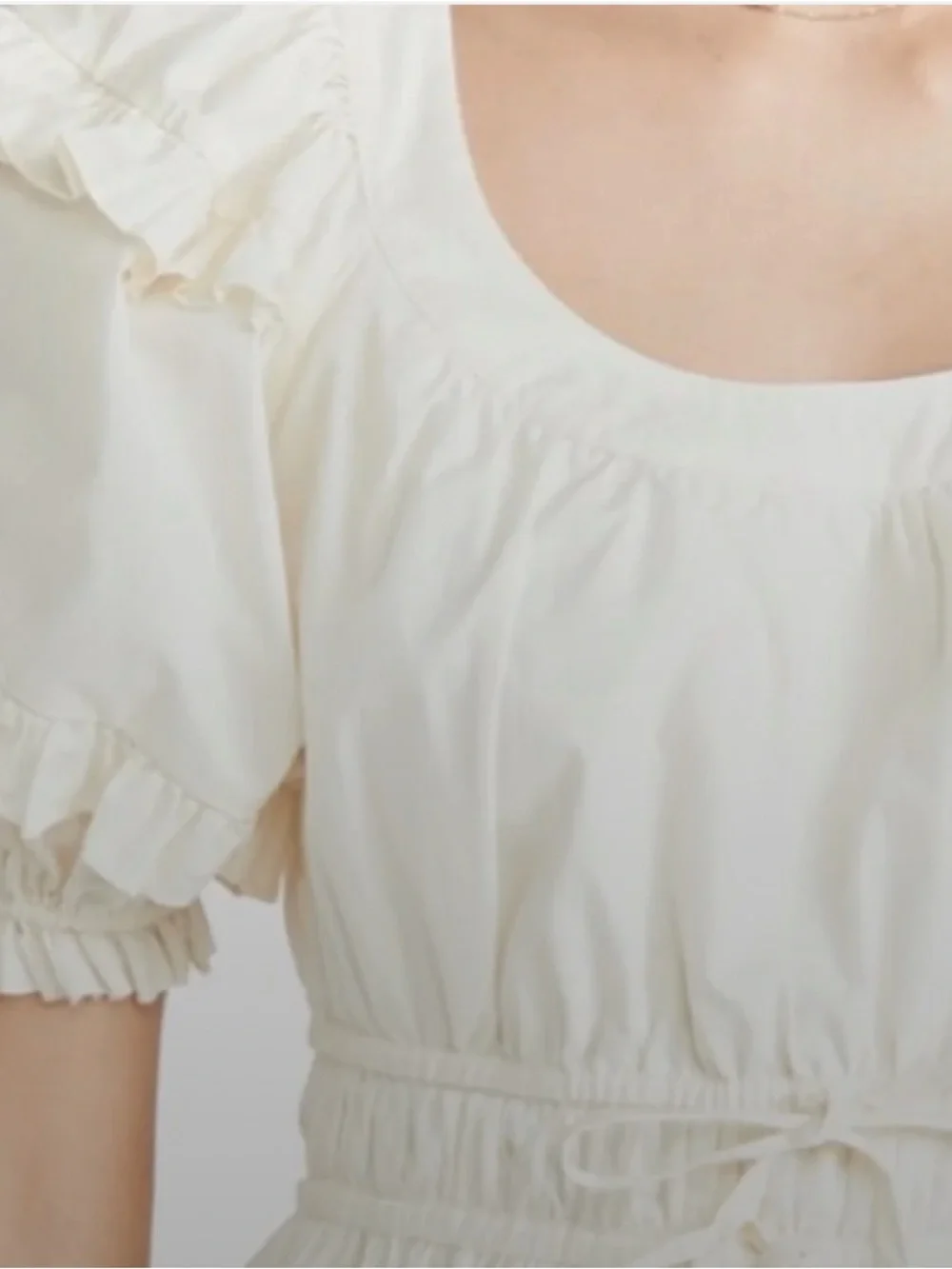 Ulla Johnson Scoop Neck Mini Dress - Picture 3 of 6